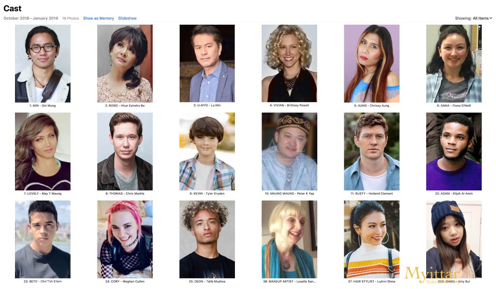 Official Myittar Cast