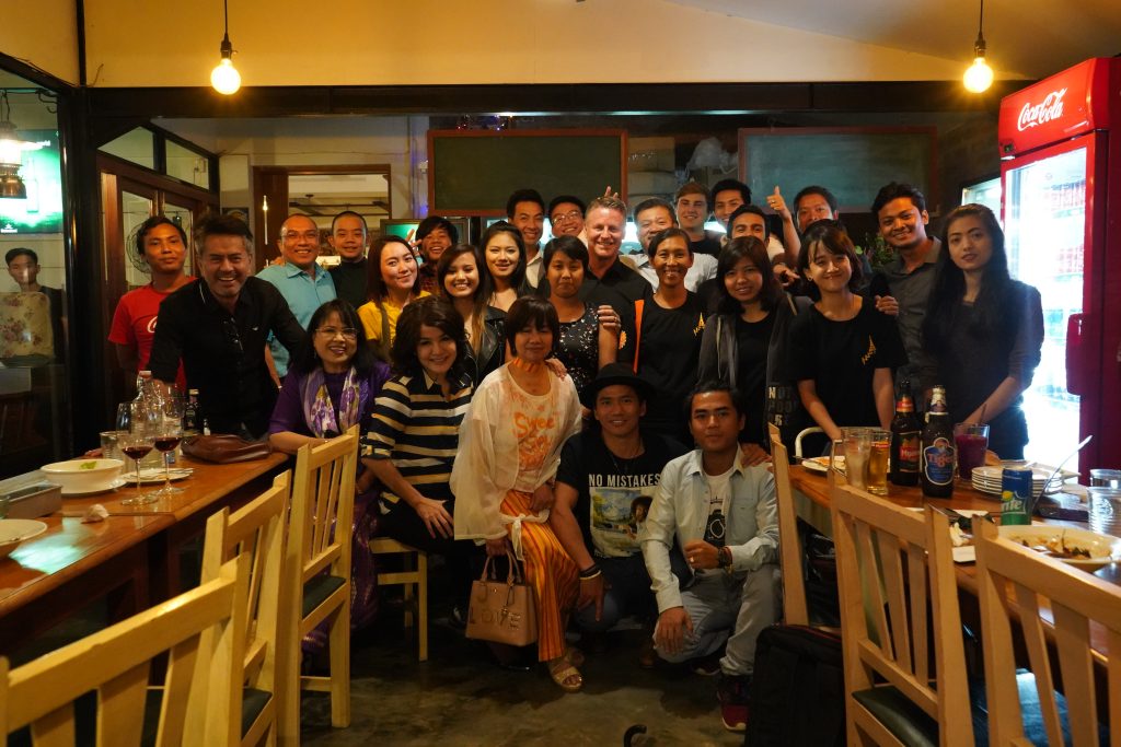 NOW THAT’S A WRAP! Wrap Party @ Café Dibar @ Yangon, Myanmar